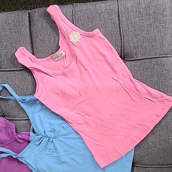 Y2K BUNDLE GAP size‎ small purple shirt -blue tank -pink tank with embellishment - Picture 2 of 8